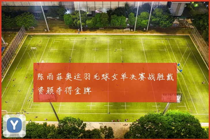 陈雨菲奥运羽毛球女单决赛战胜戴资颖夺得金牌